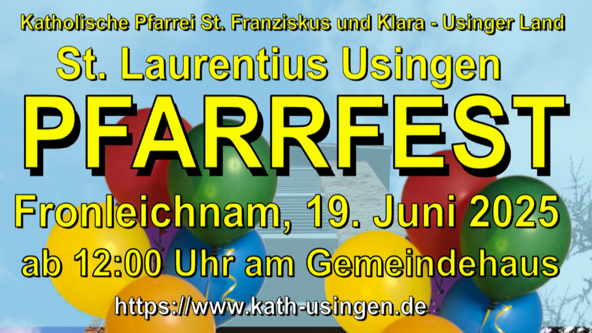 Pfarrfest in St. Laurentius Usingen