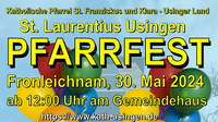 Pfarrfest St. Laurentius Usingen am 30. Mai 2024