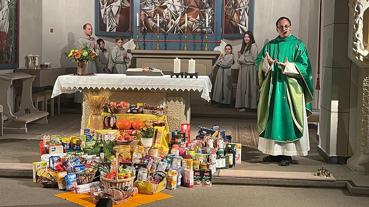 Nachlese Erntedank-Aktion in St. Karl Borromäus